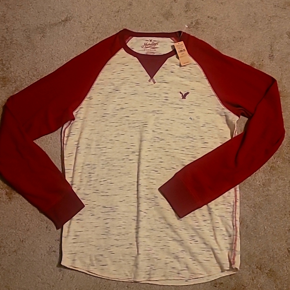 American Eagle ~ men's thermal long sleeve  jersey. Xl .  Nwt